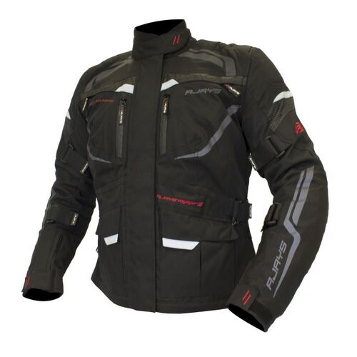 Rjays Voyager V Black Stout Jacket - Unisex - X-Large/3X-Large - Adult - Black - SKU:TJ0022BKS1