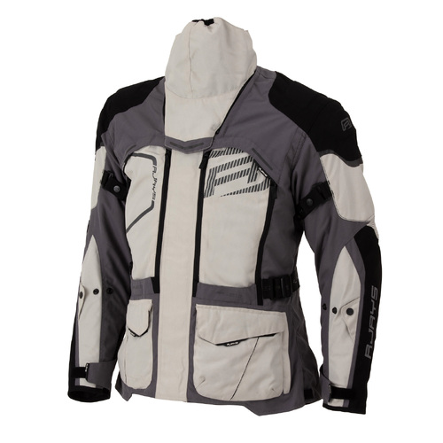 Rjays Adventure Grey Black Jacket - Unisex - Medium - Adult - Black/Grey - SKU:TJ0028GYBK04