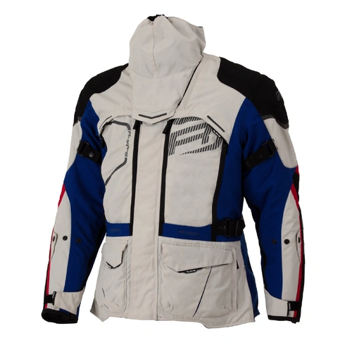 Rjays Adventure Jacket - Grey/Blue/Red - 2XL - SKU:TJ0028GYBU07