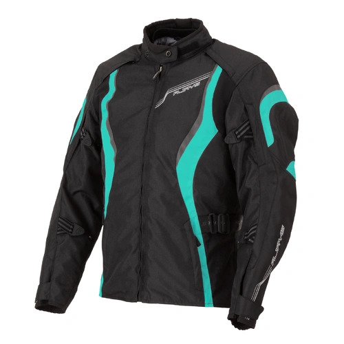 Rjays Athena Womens Jacket - Black/Aqua