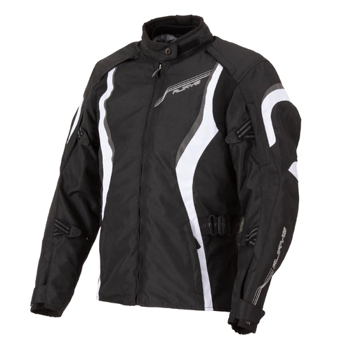 Rjays Athena Womens Jacket - Black/White - 12 - SKU:TJ0030BKWTD05