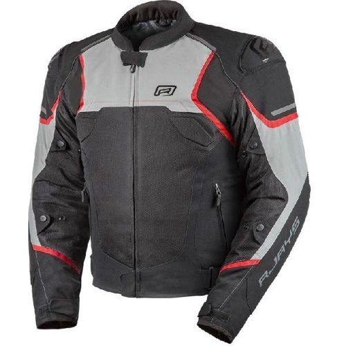 Rjays Pace Airflow Black Primer Grey Textile Jacket
