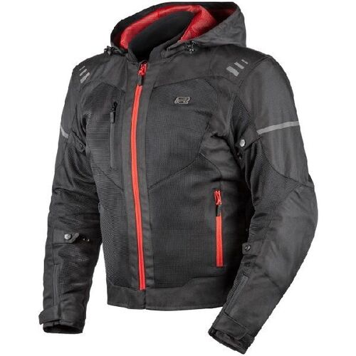 Rjays Tracer 2 Air Black Textile Jacket - SKU:TJ0045BK08