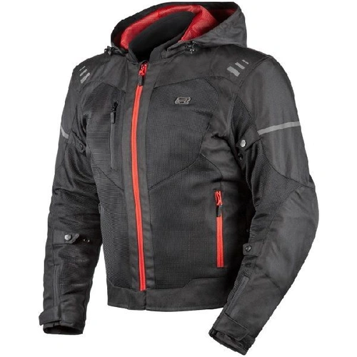 Rjays Tracer 2 Air Black Textile Jacket - SKU:TJ0045BK08