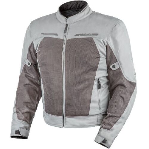 Rjays Zephyr Primer Grey Textile Jacket - Unisex - Medium - Adult - Grey - SKU:TJ0046GY04
