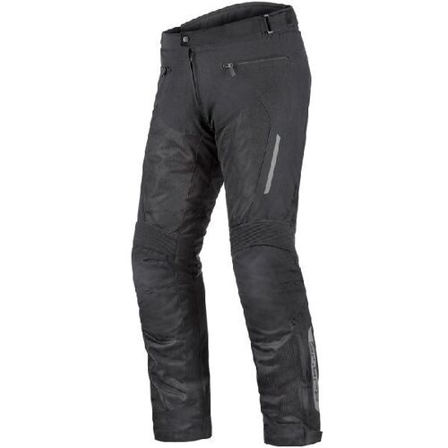 Rjays Pace Airflow Black Textile Pants - Unisex - Medium - Adult - Black - SKU:TP0012BK04