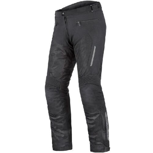 Rjays Pace Airflow Black Textile Pants - SKU:TP0012BK05