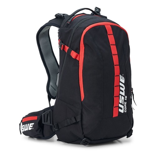 USWE Core Off Road Daybag - Black/Red - 16L - SKU:US2163336
