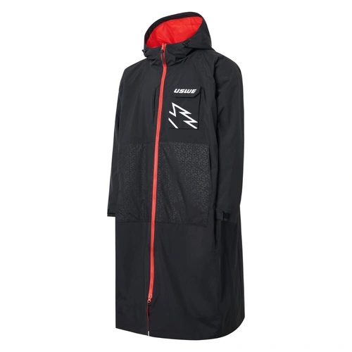 USWE Warm Changing Robe - Black/Red