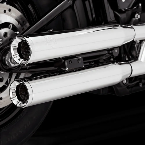 Vance & Hines Eliminator 300 Slip-Ons Pcx Chrome Softail 18-22 (Exc Fxfb/Flde/Flhc-All) (Was V16712)