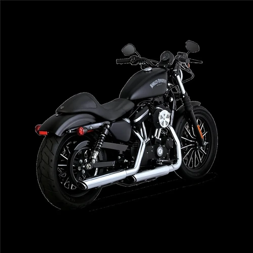 Vance & Hines Twin Slash 3In Slip-Ons Pcx Chrome Sportster 14-21 (Was V16861)