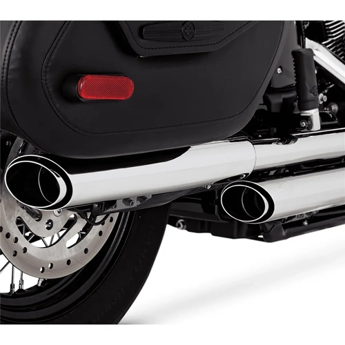 Vance & Hines Pcx Twin Slash 3In S/O Chr Softail 18-22 (Fits: Heritage + Delux) (Was V16879)