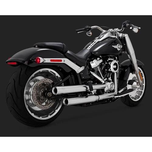 Vance & Hines Eliminator 300 S/O *Satin* Chrome Softail 18-20 (Exc Fxfb/Flde/Flhc-All)
