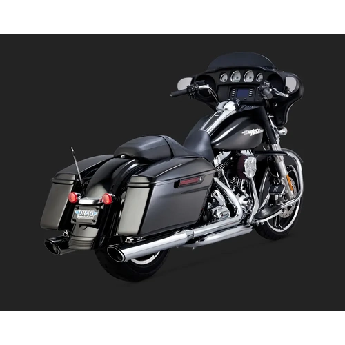 Vance & Hines Twin Slash Round S/O Touring 95-16