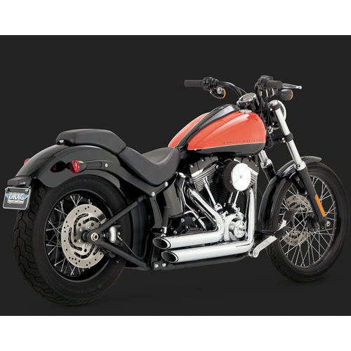 Vance & Hines Shortshots Staggered Chrome Softail 12-17