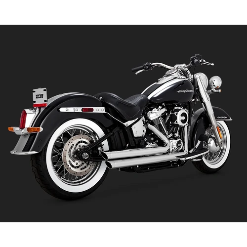 Vance & Hines Bigshot Staggered Chrome Softail 18-20 (Excl Fxdr/Fxbr/Flfb)
