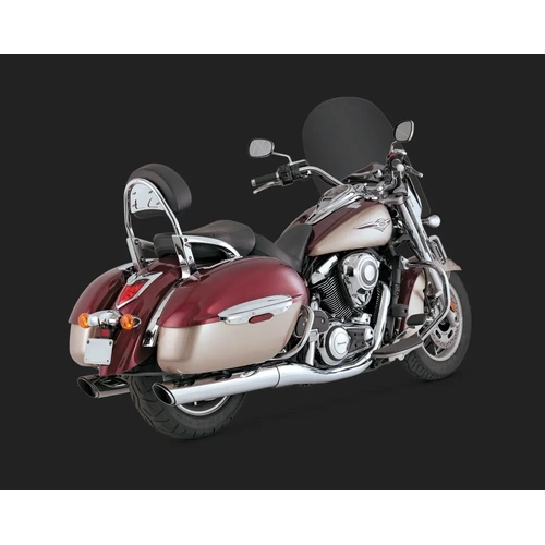 Vance & Hines Twin Slash S/O Kaw Vulcan 1700 Nomad/Voyager/Vaquaro 09-13