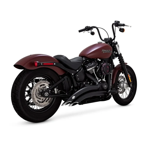 Vance & Hines Pcx Big Radius 2-2 Blk Softail 18-22 (Exc Fxsb/Flstf) (Was V46077)