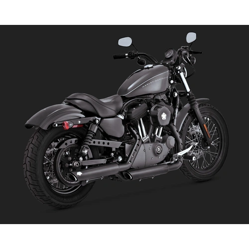 Vance & Hines Twin Slash 3" Slip-Ons Black Sportser 14-18