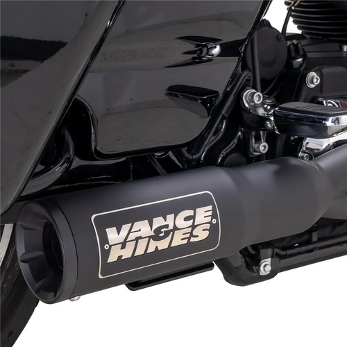 Vance & Hines Hi-Output Rr 2-1 Pcx Stainless Blk Touring 17-22