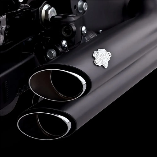 Vance & Hines Pcx Sh Shot Stag Blk Softail 18-22 (Exc Fatboy/Breakout) (Was V47233)