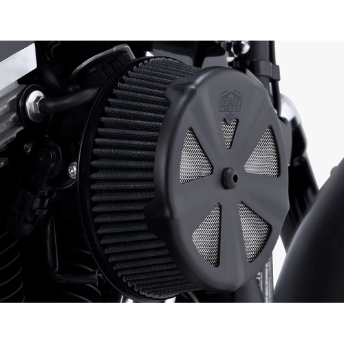 Vance & Hines Vo2 Naked Skullcap Crown Black