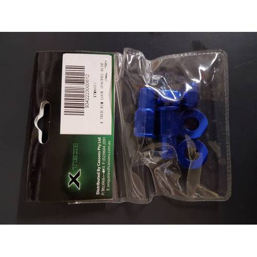 Xtech Rim Lock Spacers - Blue - SKU:XTMA012