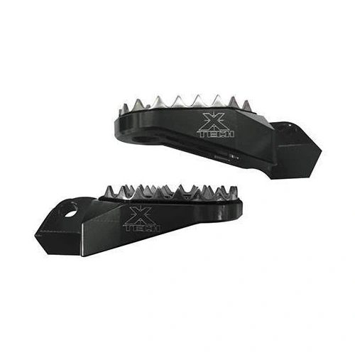 Xtech Kawasaki Comp Footpegs - Black - SKU:XTMFPK020