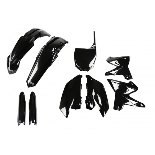 UFO Full Plastics Kit Restyle - Yamaha YZ125/250 03-14 - Black - SKU:YAKIT312FE001