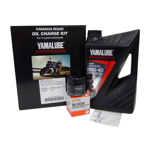 YAMAHA OEM ROAD S/SYN 10W40 4L OIL KIT YLU-4S10W-40-R1 - SKU:YLU4S10W40R1