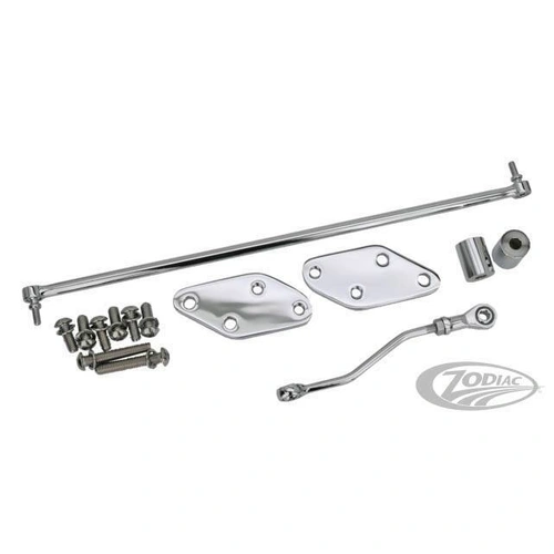 Zodiac Reduced Reach Footpeg Kit for XL04 - Chrome