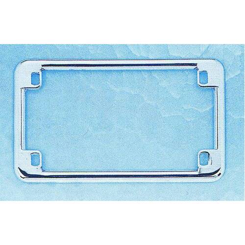 Zodiac Chrome License Plate Frame