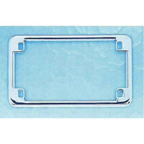 Zodiac Chrome License Plate Frame