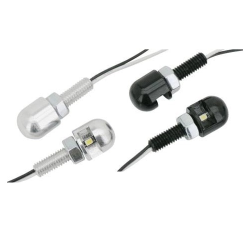 Zodiac Domed Aluminum LED License Plate Lights