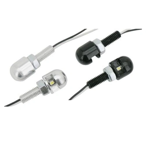Zodiac Domed Aluminum LED License Plate Lights