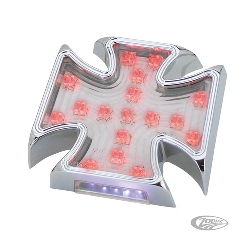 Zodiac Maltese Cross LED Taillight