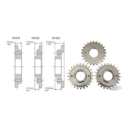 Zodiac Trans Sprocket 25T 06 On, B/Twin No Offset