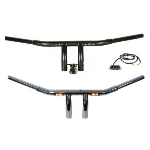 Zodiac 6" 1-1/4" Chrome T-Bars With LED Smoke Indicator - SKU:Z245245