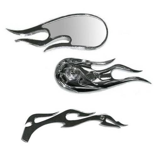 Zodiac Fireball Mirrors with Flame Stems - SKU:Z270742