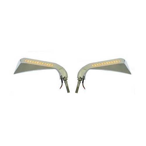 Zodiac Avenger Mirrors with LED's