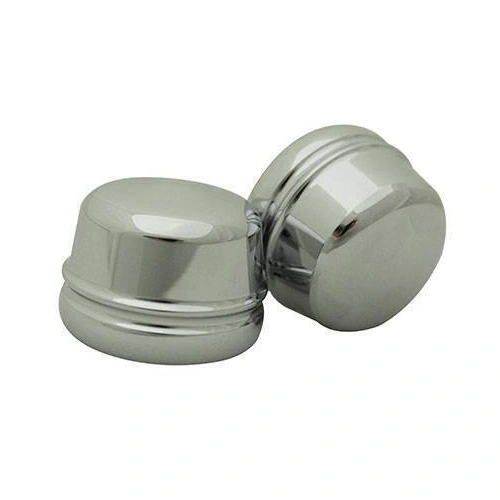 Zodiac Front Axle Covers - Chrome - FXD 04-07, FLT 00-07