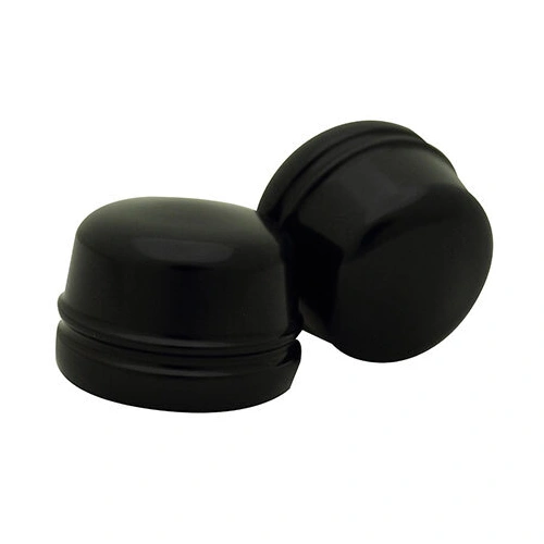 Zodiac Front Axle Covers - Black - FXST/FLST/FLT/FXD 08-