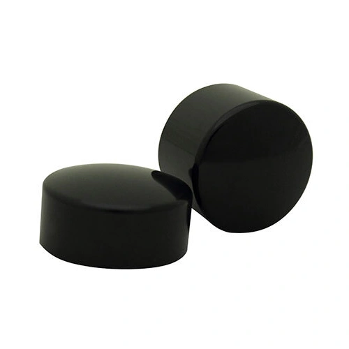 Zodiac Rear Axle Covers - Black - FXST/FLST/FXD 08-