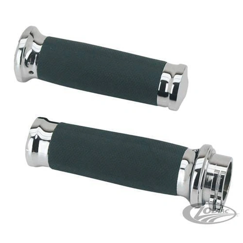 Zodiac Tornado Grips - Chrome