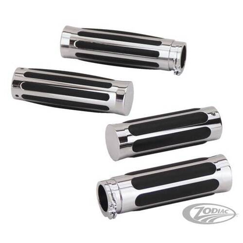 Zodiac Rail Grips - Chrome