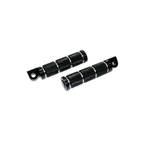 Zodiac Stroker Retro Footpeg Set - Black