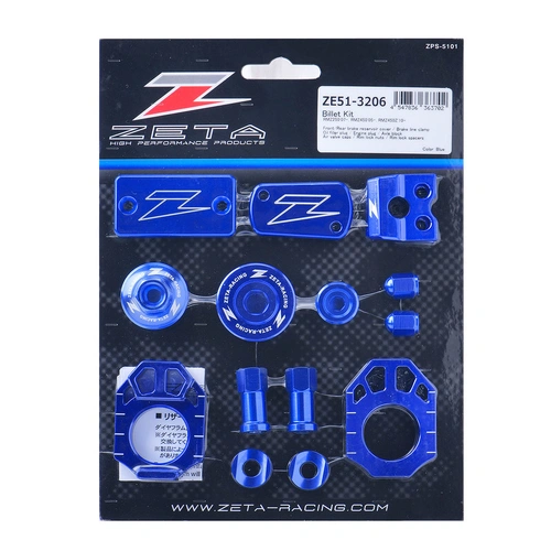 Zeta Billet Bling Kit for RMZ250 '07<, R<Z450 '05< - Blue