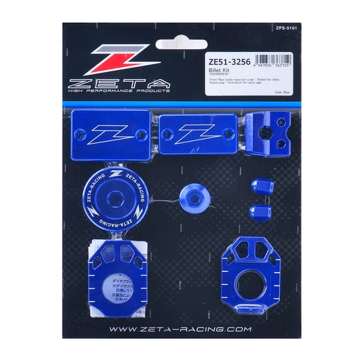 Zeta Billet Bling Kit for DRZ400SM '05< - Blue