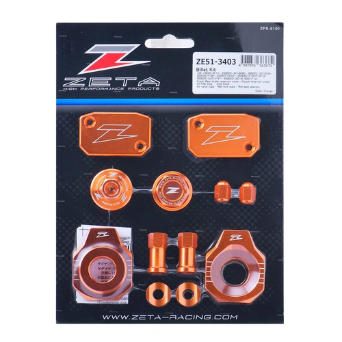 Zeta Billet Bling Kit for KTM EXC/EXC-F - Orange