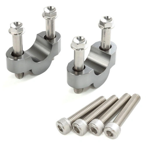 Zeta Bar Clamp Riser Spacer for 7/8 Bars - Titanium - 14mm